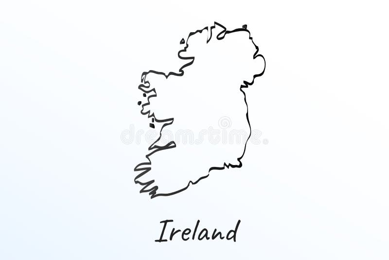 Hand Draw Map of India. Black Line Drawing Sketch. Outline Doodle on White Background. Handwriting Script Name of the Country Stock Vector - Illustration of drawing, india: 214669836