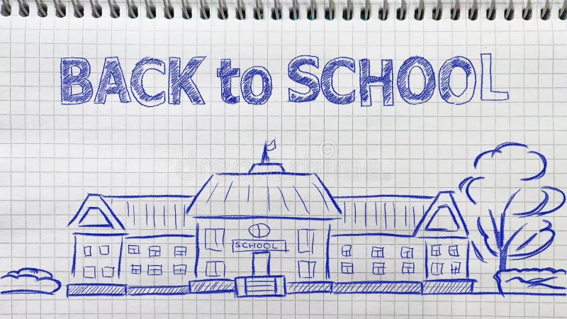 School Scenery Drawing / How to Draw a School Easy Step By Step / My School  Drawing Easy Steps - YouTube