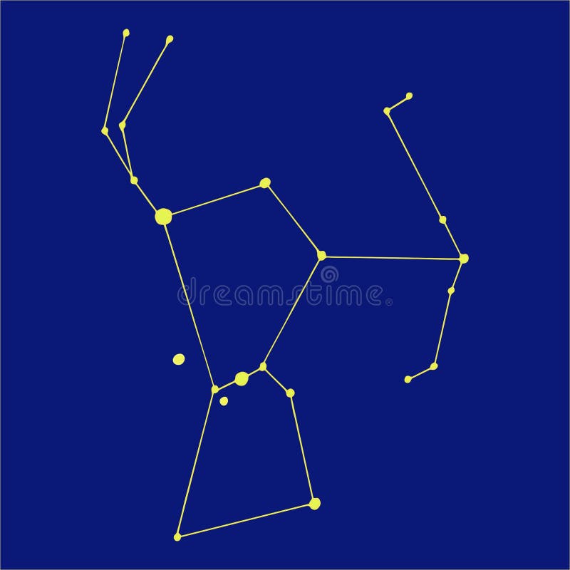 a What is the number of prominent stars in the Orion b Draw a diagram of  the Orion constellation to show the position of prominent stars in it