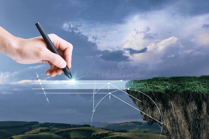 Hand drawing digital bridge