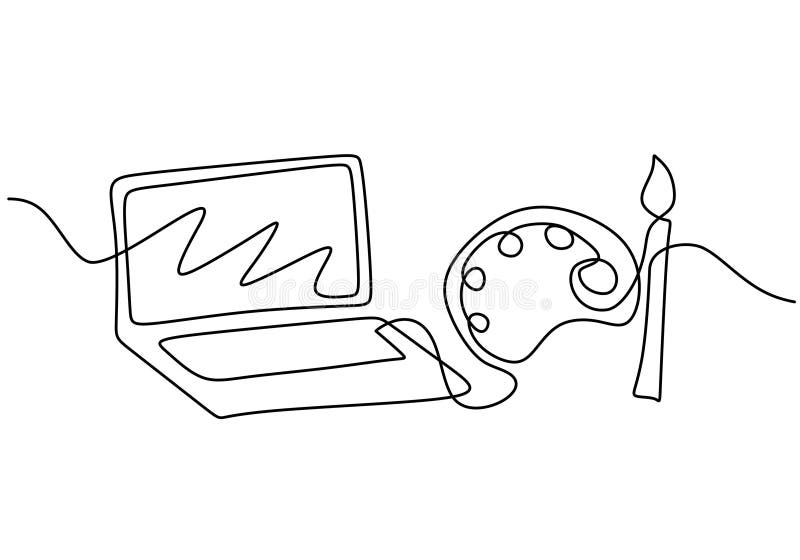 Hand painting study stock illustration. Illustration of abstract 3101570