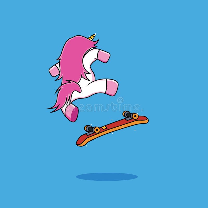 Котик на скейте рисунок