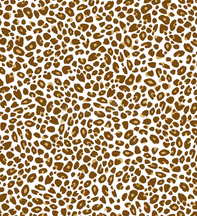 Brown Leopard Print Background