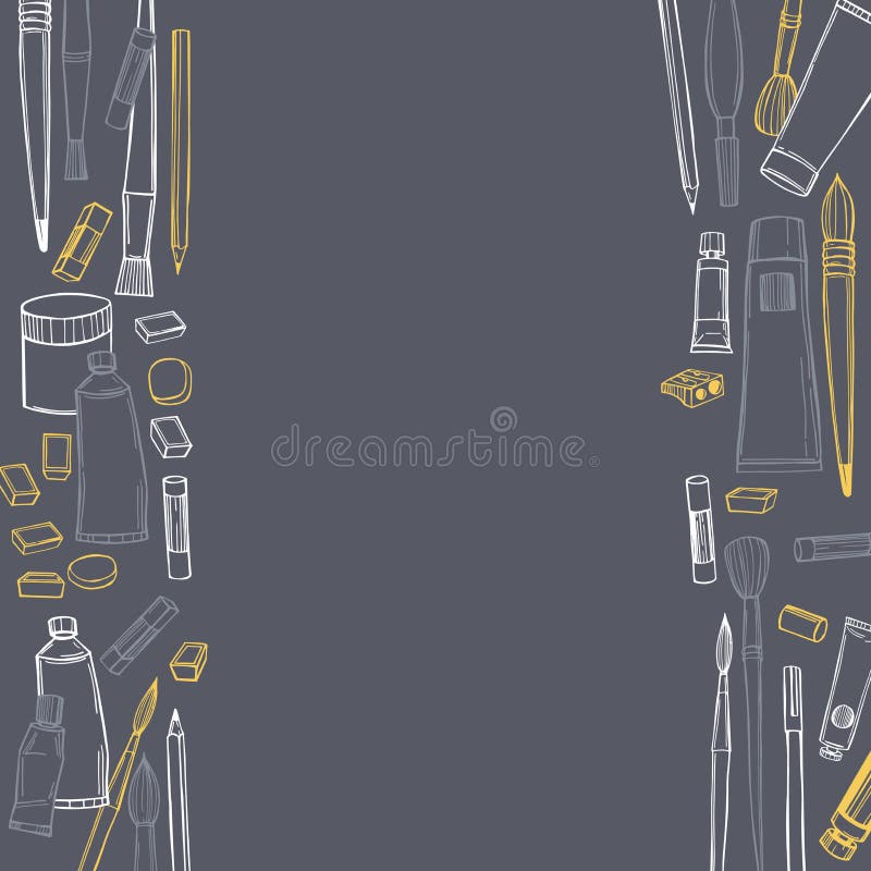 Artists Tools Sketch Stock Illustrations – 183 Artists Tools Sketch Stock  Illustrations, Vectors & Clipart - Dreamstime