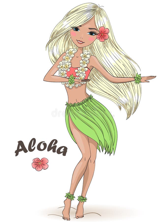 Aloha Hula Girl Necklace Aloha Hula Girl Necklace