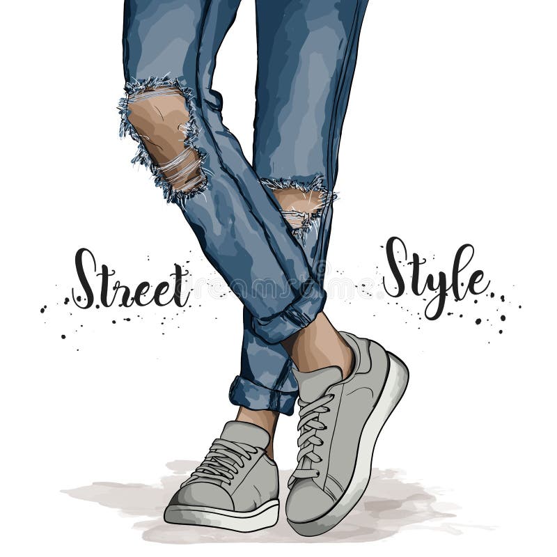 450+ Ripped Jeans Illustrations, Royalty-Free Vector Graphics & Clip Art -  iStock | Person in ripped jeans, Woman ripped jeans, Man with ripped jeans