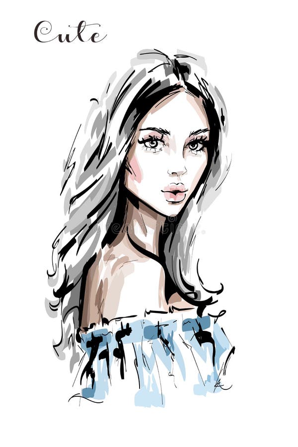 Sketch of a beautiful girl pencil colour sketch by jfztistdigohoho on  DeviantArt