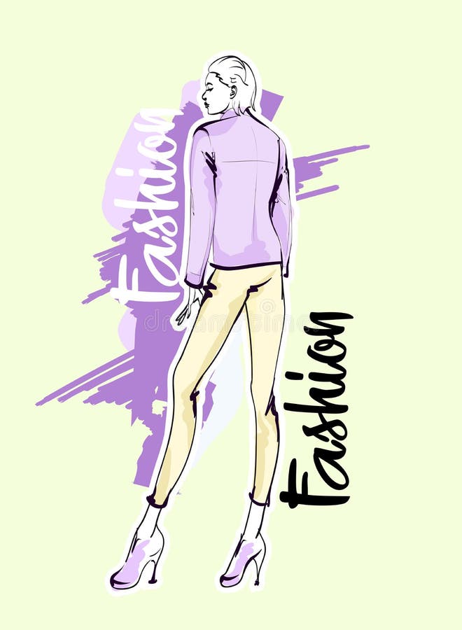 sketch fashion girl sketch fashion girl