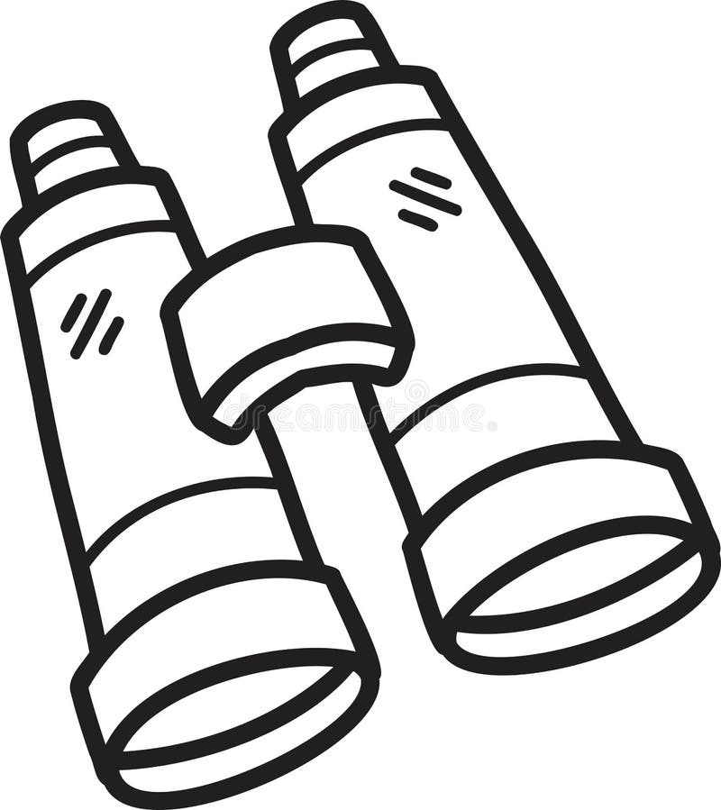 Hand Draw Binoculars Stock Illustrations 164 Hand Draw Binoculars