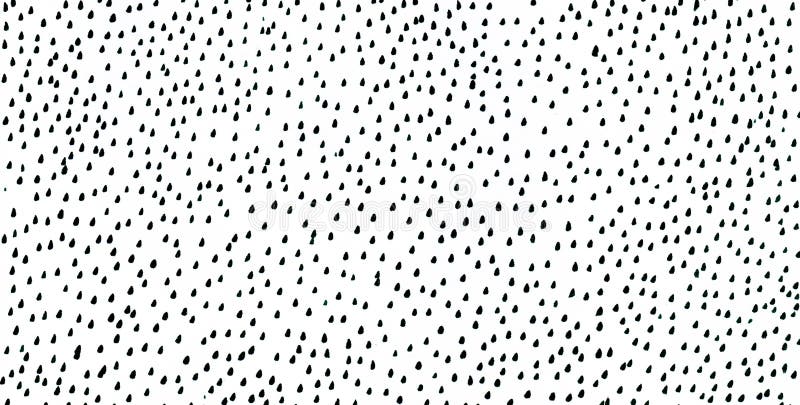 Hand Drawn Black Dots on White Background. Stock Illustration ...