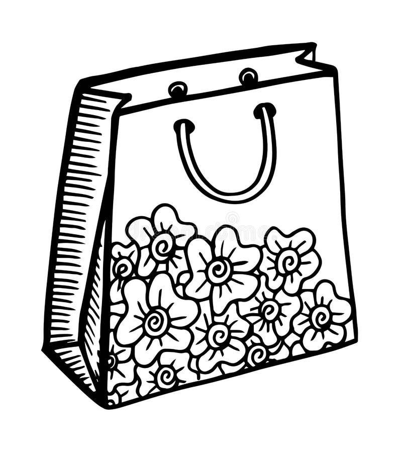 Shopping Bags Drawing | IUCN Water