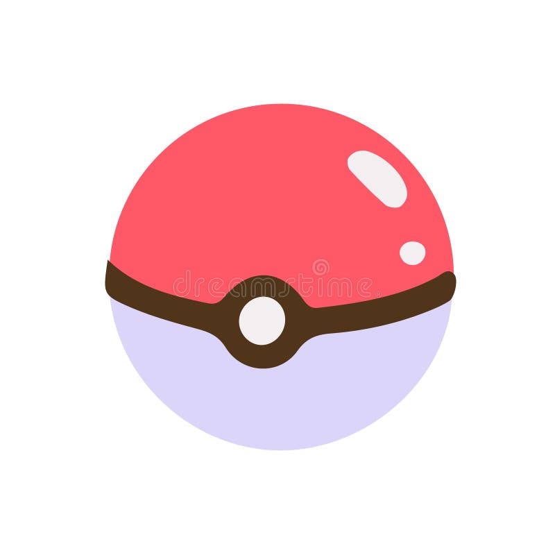 Vector game ball for play in team. Pokeball object Stock Vector by ©logoff  117683212