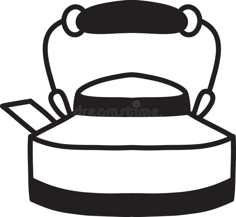 Hand Drawn Cute Kettle Illustration Stock Vector Illustration of heat