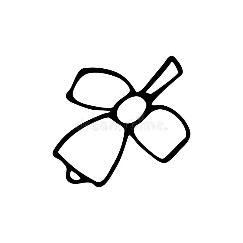 Hand Drawn Doodle Style Bell in Vector Stock Vector Illustration of