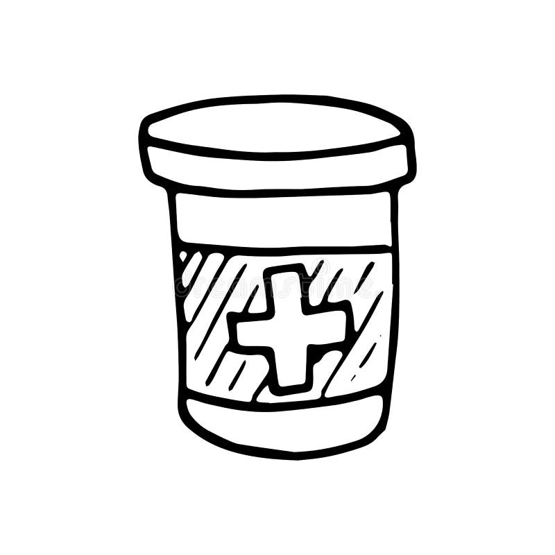 Open Capsule Pill Icon, Cartoon Style Stock Vector - Illustration of