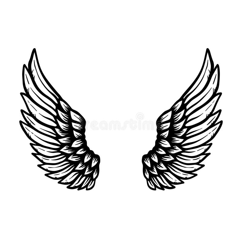 Eagle Tattoo Wing Vector Images over 16000