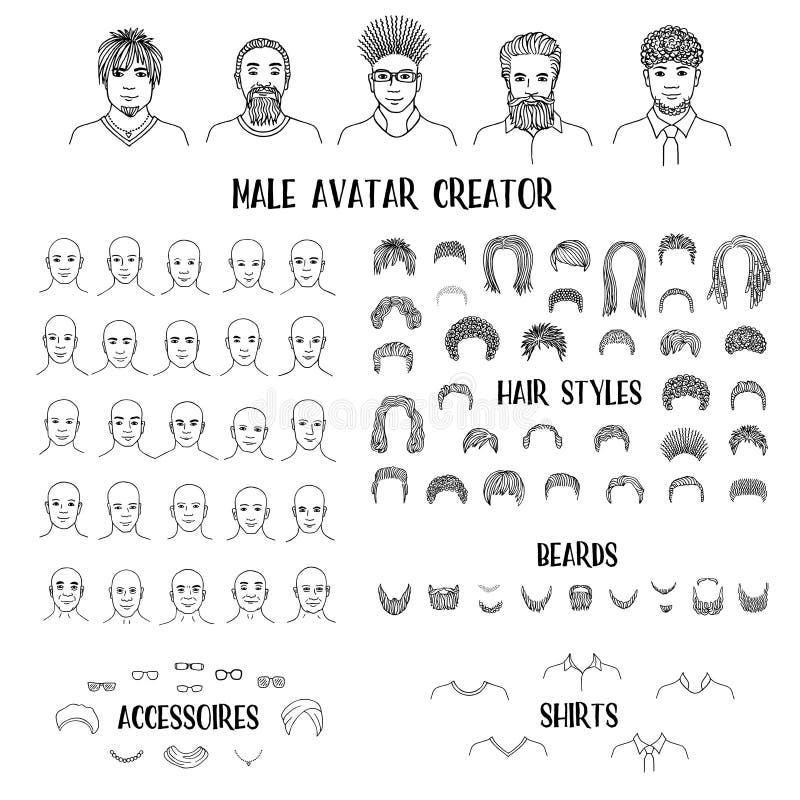 Man Constructor Elements Body Avatar Icon Creator. Royalty Free SVG,  Cliparts, Vectors, and Stock Illustration. Image 86915221.