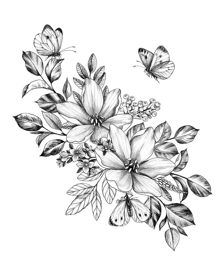 White Flowers Half Sleeve Tattoo Design – Tattoos Wizard Designs