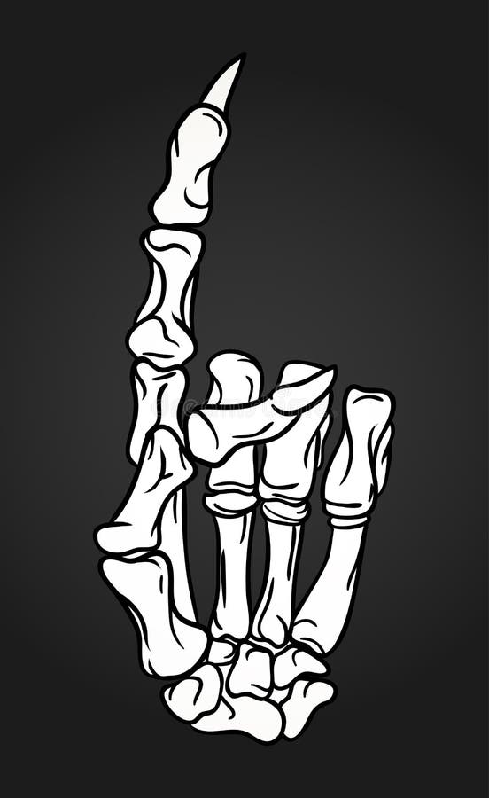 Skull Middle Finger Stock Photos Images and Backgrounds for Free Download