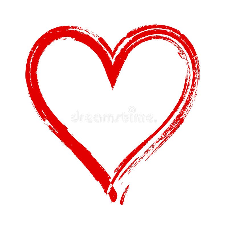 Hand Drawn Heart Vector Illustration Calligraphy Stock Vector Illustration Of Border Heart Hand Drawn Heart Vector Illustration Calligraphy Stock Vector Illustration Of Border Heart