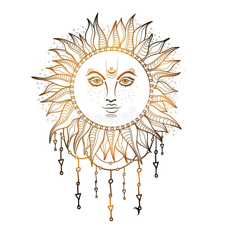 Hand Drawn Cute Little Giraffe with Moon and Balloons Stock Vector