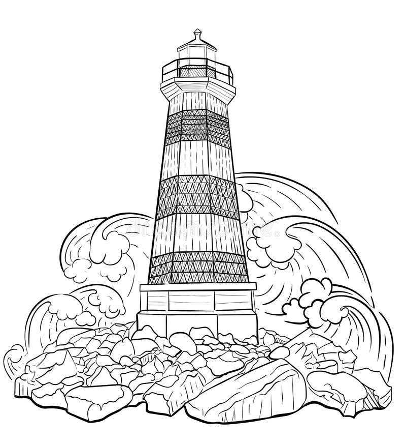 Hand drawn ink pattern. Coloring book for adult vector illustration Hand drawn ink pattern. Coloring book for adult vector illustration