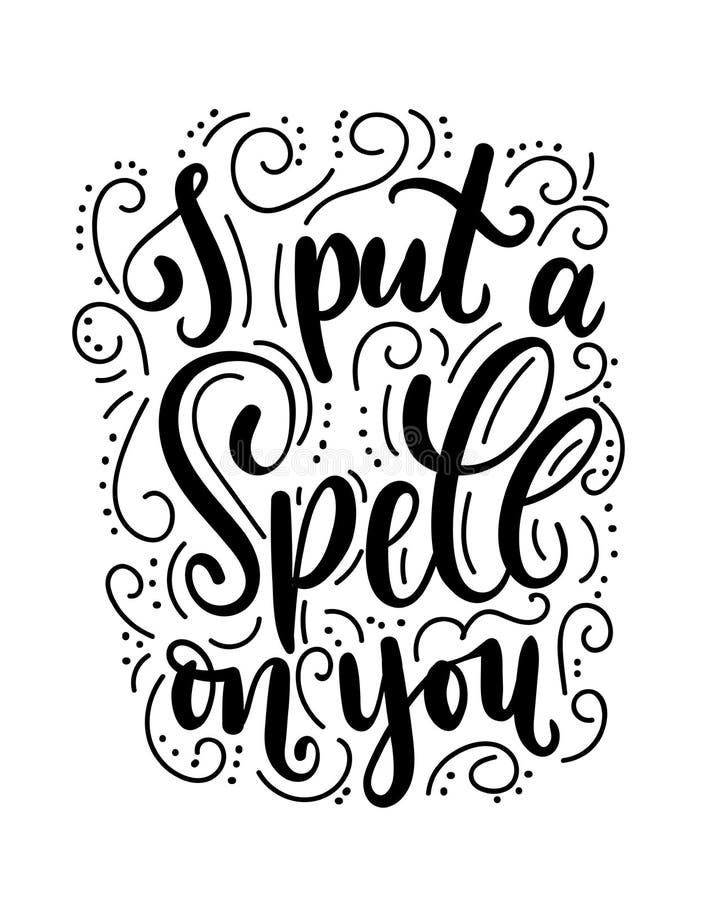 I Put Spell You Stock Illustrations – 84 I Put Spell You Stock