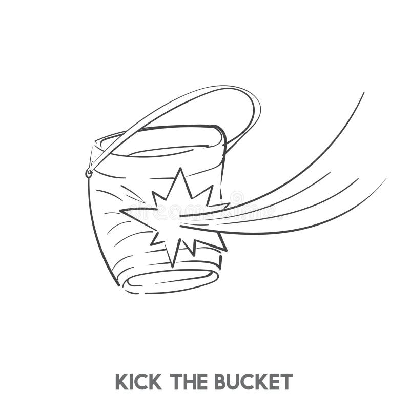 30+ Kicking Bucket Stock Illustrations, Royalty-Free Vector