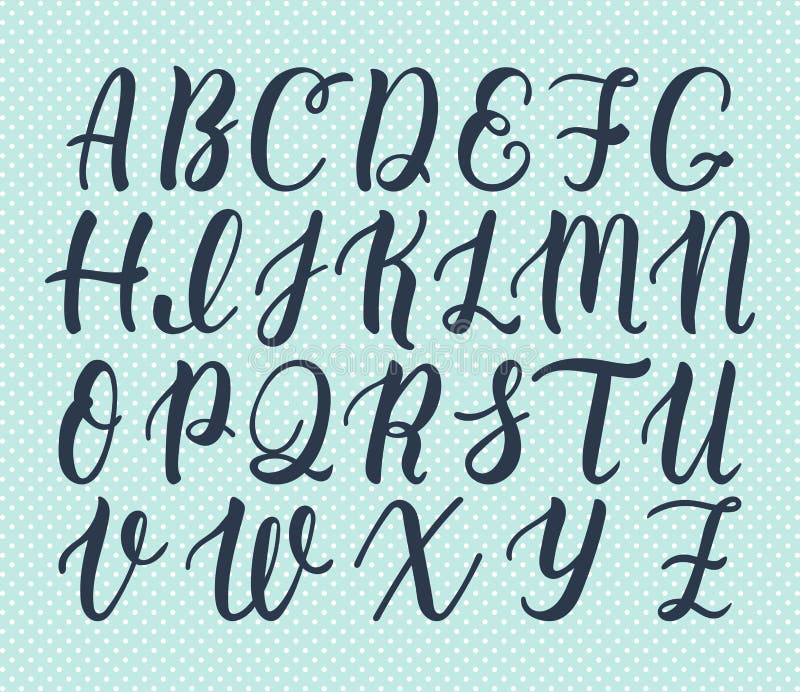 Featured image of post Calligraphy Letters A-Z Capital : Print free cursive alphabet letters with a to z.