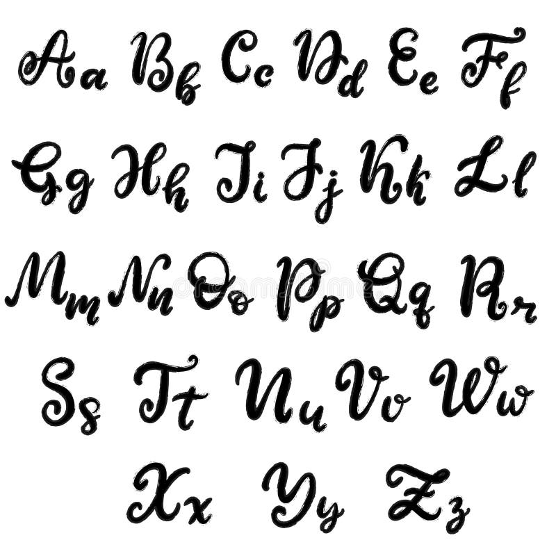 Cursive Fonts Stock Illustrations – 4,322 Cursive Fonts Stock  Illustrations, Vectors & Clipart - Dreamstime
