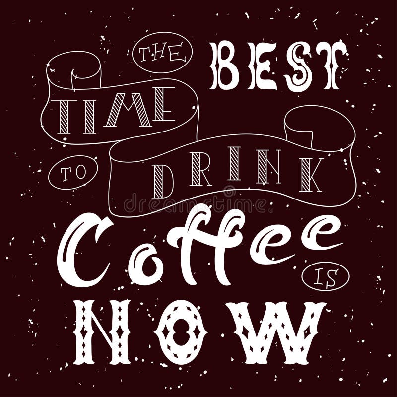 Download Hand Drawn Lettering Poster. Vector Quote. Art ...