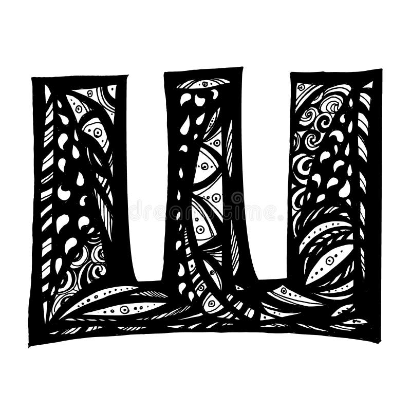 Hand drawn letters. Cute Russian alphabet in doodle style. vector illustration Hand drawn letters. Cute Russian alphabet in doodle style. vector illustration