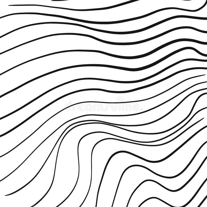 Abstract wavy stripes on a white background isolated Wave line art Curved  smooth design Vector illustration EPS 10 4569613 Vector Art at Vecteezy