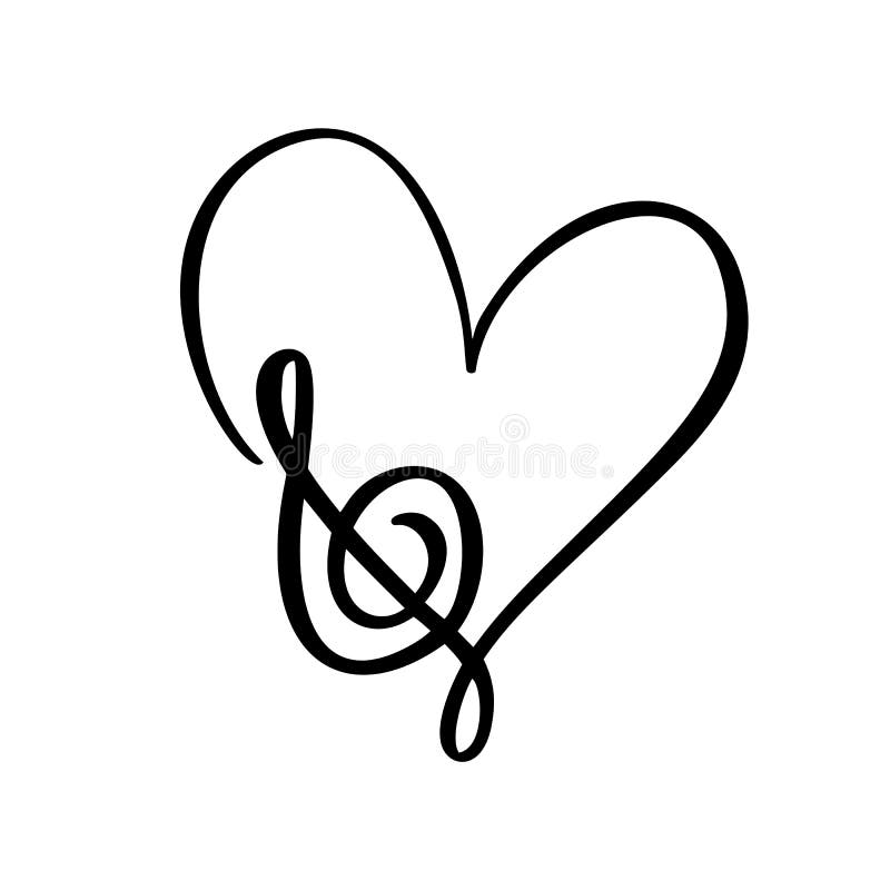 Clef Heart Treble Stock Illustrations – 1,428 Clef Heart Treble Stock Illustrations, Vectors & Clipart - Dreamstime