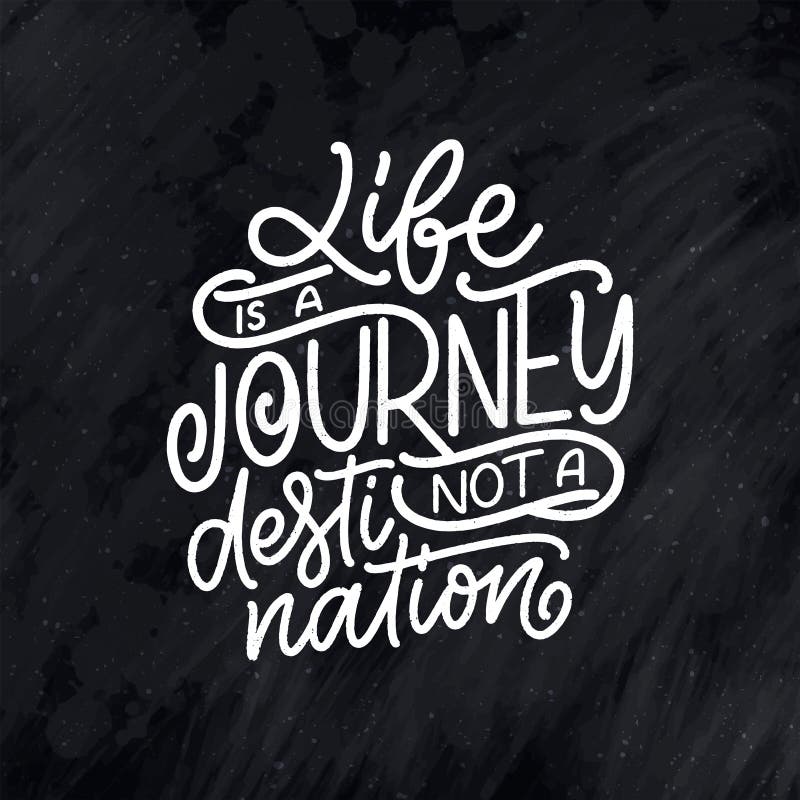 Hand Drawn Motivation Lettering Quote in Modern Calligraphy Style ...