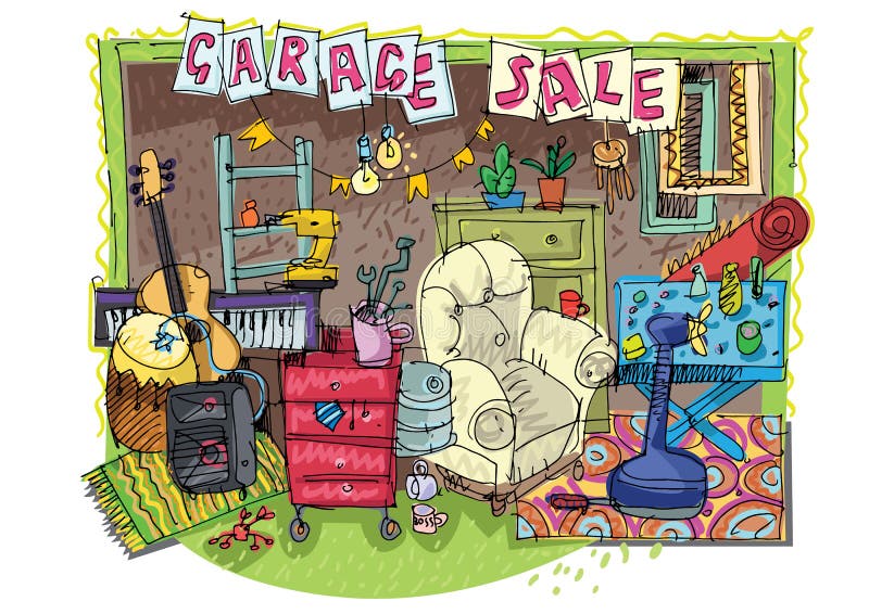 Full Garage Stuff Stock Illustrations – 37 Full Garage Stuff Stock  Illustrations, Vectors & Clipart - Dreamstime