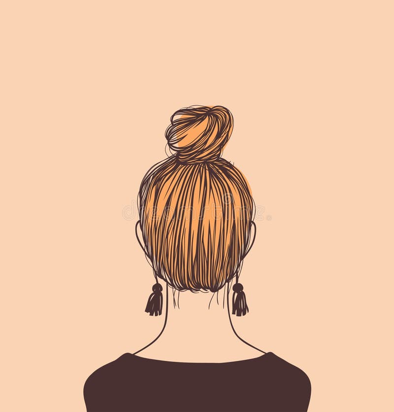 Hand Drawn Portrait Stylish Woman. Beautiful Fashion Illustration Back View Stock Illustration - Illustration of beauty, sketch: 175173681 Hand Drawn Portrait Stylish Woman. Beautiful Fashion Illustration Back View Stock Illustration - Illustration of beauty, sketch: 175173681