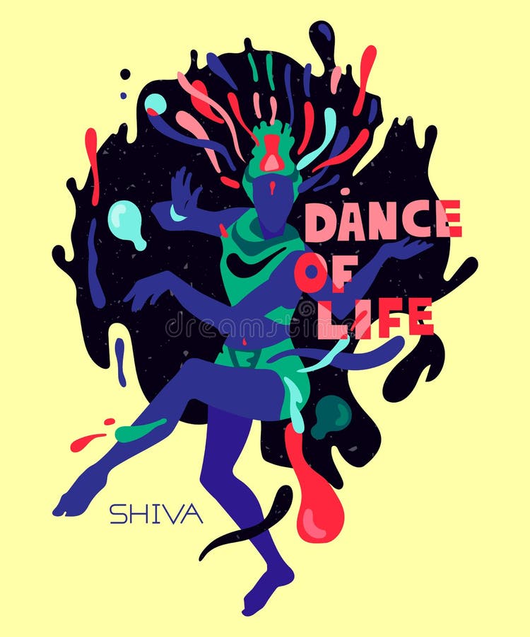 Hand-drawn Psychedelic Poster with the Hindu Dancing God Shiva. Stock Vector - Illustration of inside, cartoon: 187871822 Hand-drawn Psychedelic Poster with the Hindu Dancing God Shiva. Stock Vector - Illustration of inside, cartoon: 187871822