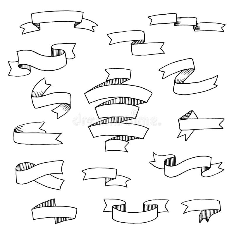 Лента рисунок карандашом