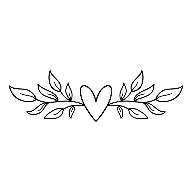 Leaf Heart Border Stock Illustrations – 10,921 Leaf Heart Border Stock ...