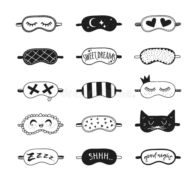 Eye Mask Stock Illustrations, Royalty-Free Vector Graphics & Clip Art -  iStock | Sleep eye mask, Under eye mask, Woman eye mask