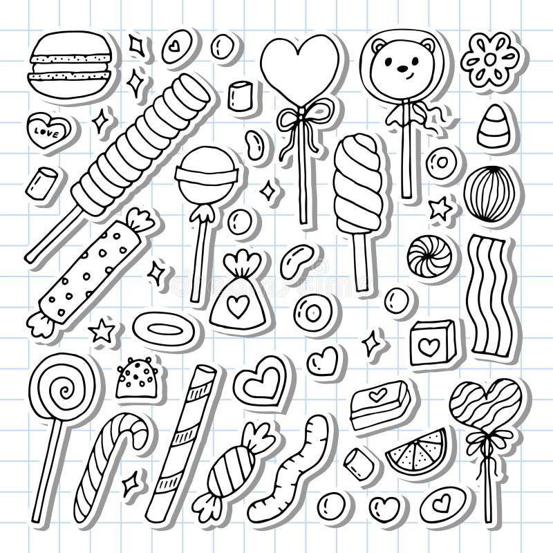 Candy stickers Stock Vector by ©mocoo2003 11257854