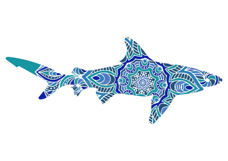 shark coloring pages stock illustrations – 69 shark coloring