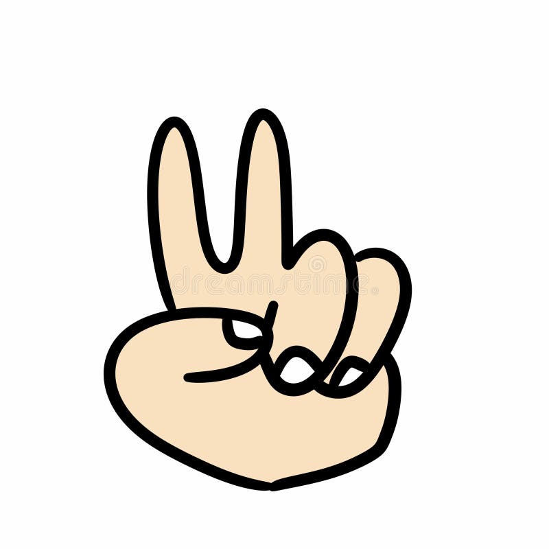 Hand drawn sign on white background vector illustration