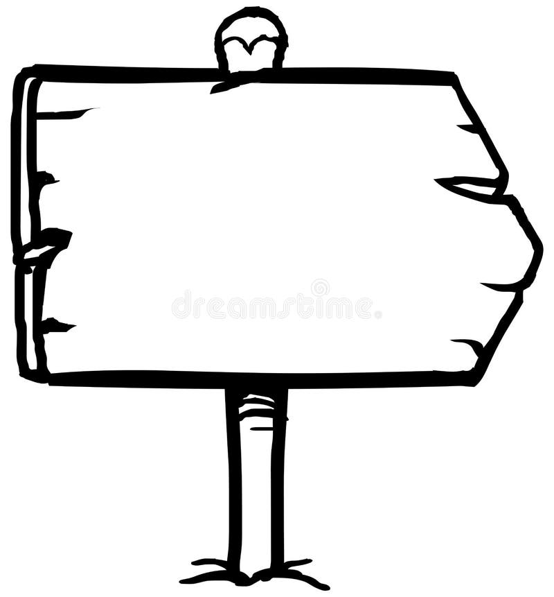 Hand drawn sign vector illustration