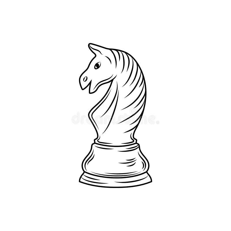 Knight Chess Sketch Stock Illustrations – 666 Knight Chess Sketch Stock  Illustrations, Vectors & Clipart - Dreamstime