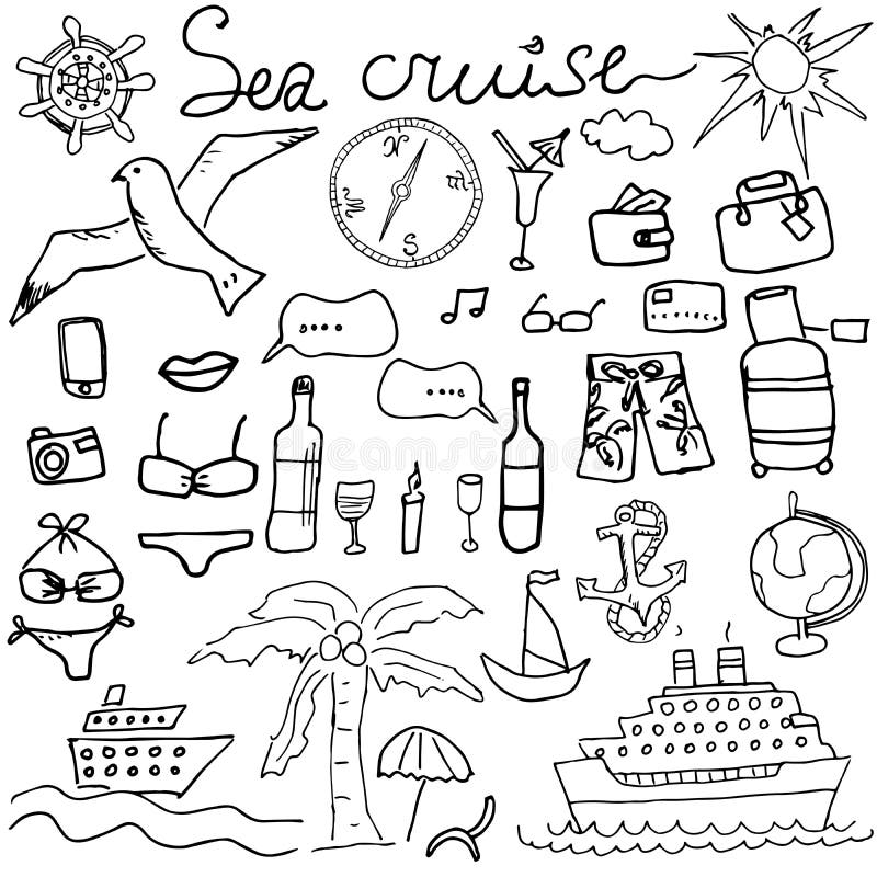 Sea Doodles Stock Illustrations – 5,940 Sea Doodles Stock Illustrations,  Vectors & Clipart - Dreamstime