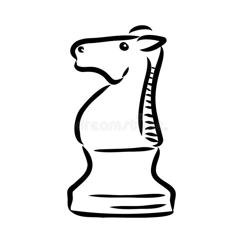 Knight Chess Sketch Stock Illustrations – 666 Knight Chess Sketch Stock  Illustrations, Vectors & Clipart - Dreamstime