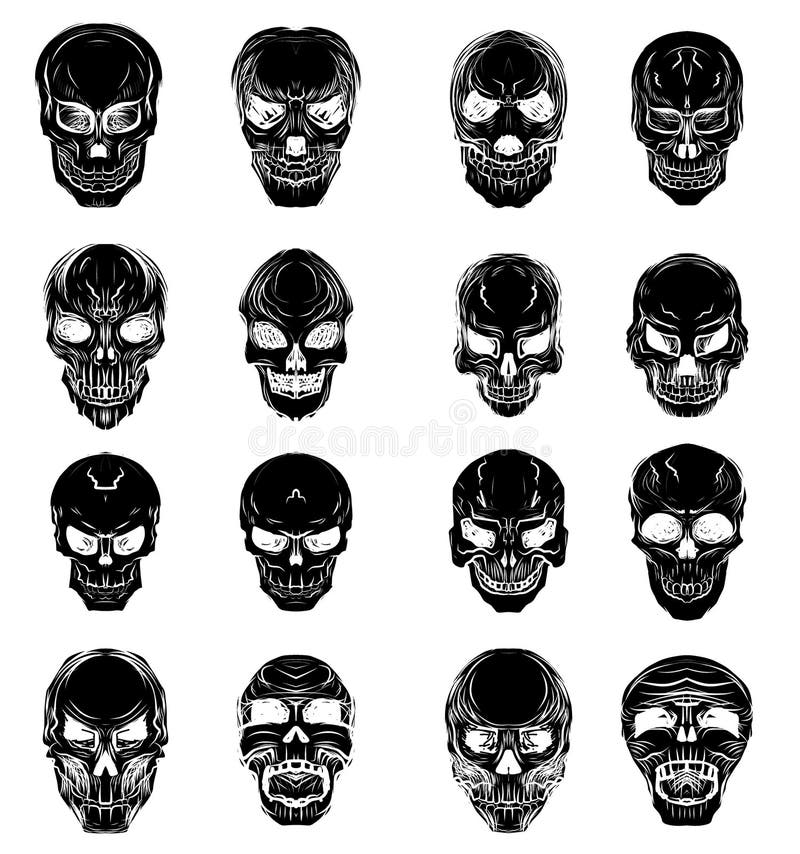 Hand Drawn Skull Vector Skull Style Skull Tattoo Stock Vector - Illustration of cool, punk: 100543873 Hand Drawn Skull Vector Skull Style Skull Tattoo Stock Vector - Illustration of cool, punk: 100543873