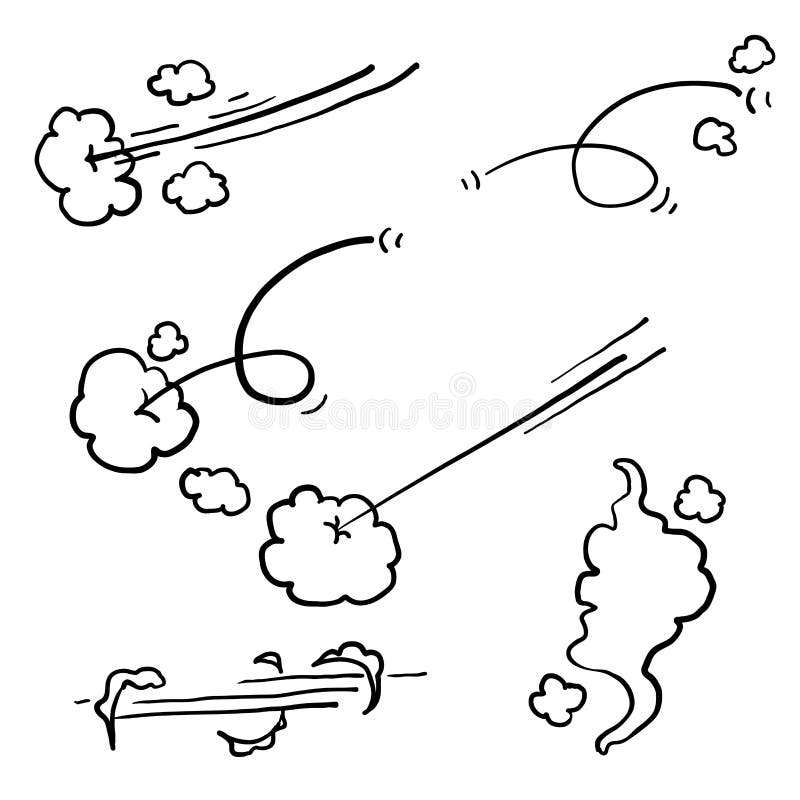 Hand Drawn Smoke Trail and Motion Trace Illustration with Doodle Style Vector Isolated Stock Vector - Illustration of line, smoke: 177586490 Hand Drawn Smoke Trail and Motion Trace Illustration with Doodle Style Vector Isolated Stock Vector - Illustration of line, smoke: 177586490